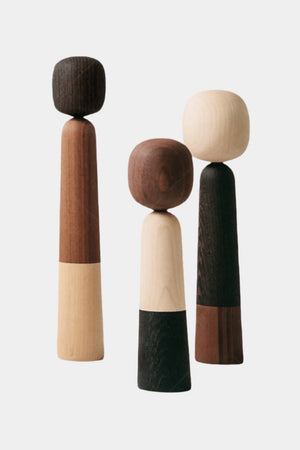 Abstract Wooden Statues – Artistic Home Decor Sculpture Collection