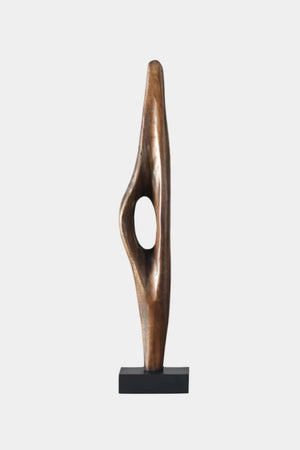 Minimalist Wooden Sculpture - Natural Statue Abstract - Modern Home Decor