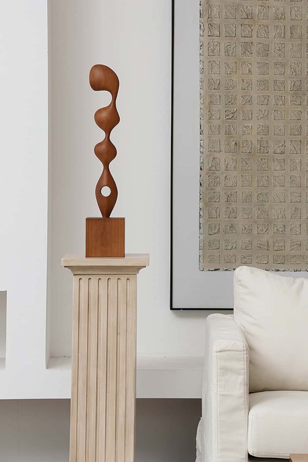 Abstract Wooden Sculpture for Modern Home Decor #WG032