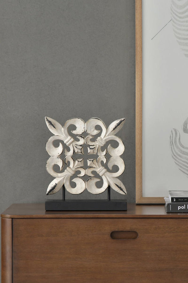 Modern Wood Sculpture - White Home Decor - Affordable Price #WA006