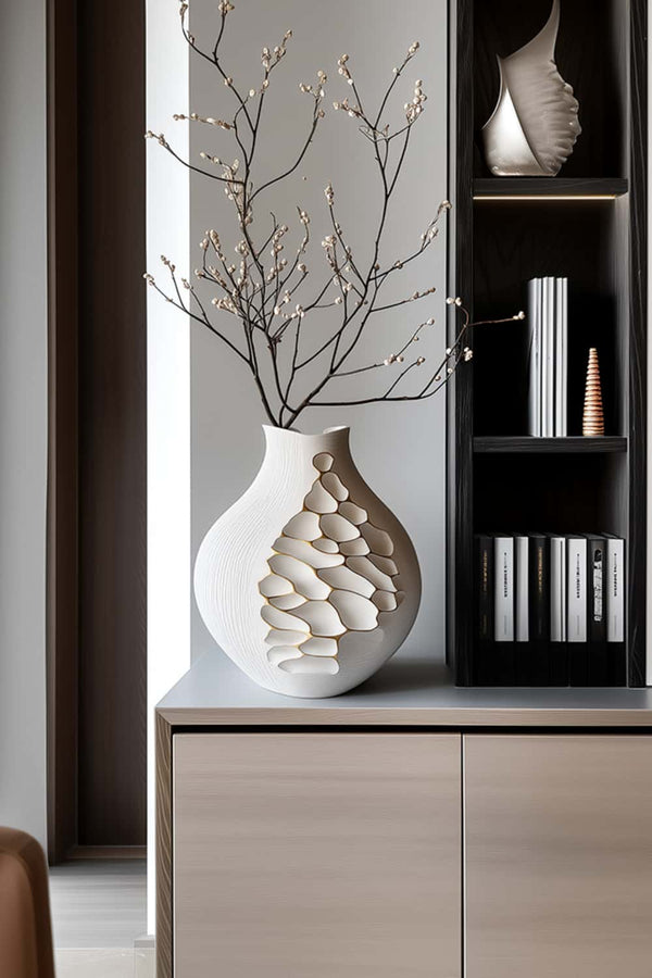 Handmade Wooden Vase – Organic Shape for Stylish Interior Design #WG143