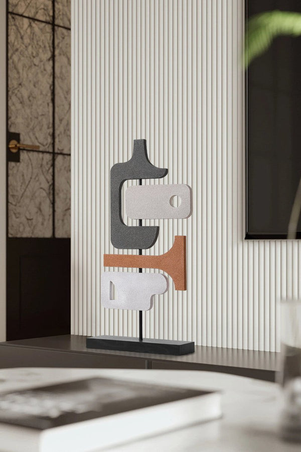 Handmade Abstract Wood Structure - Nordic Style Home Decor #WG120