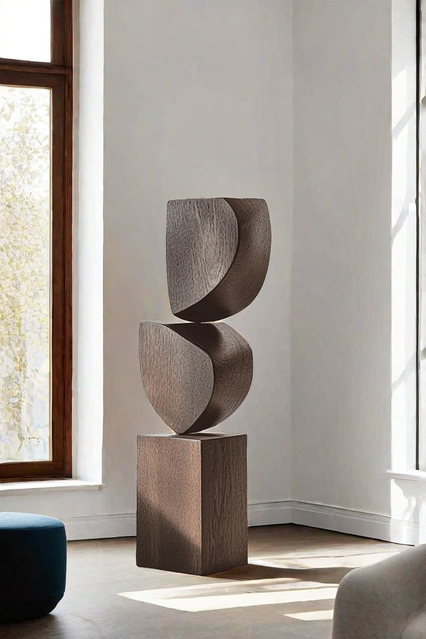 Artistic Wooden Sculpture for Elegant Home Decoration #WG047