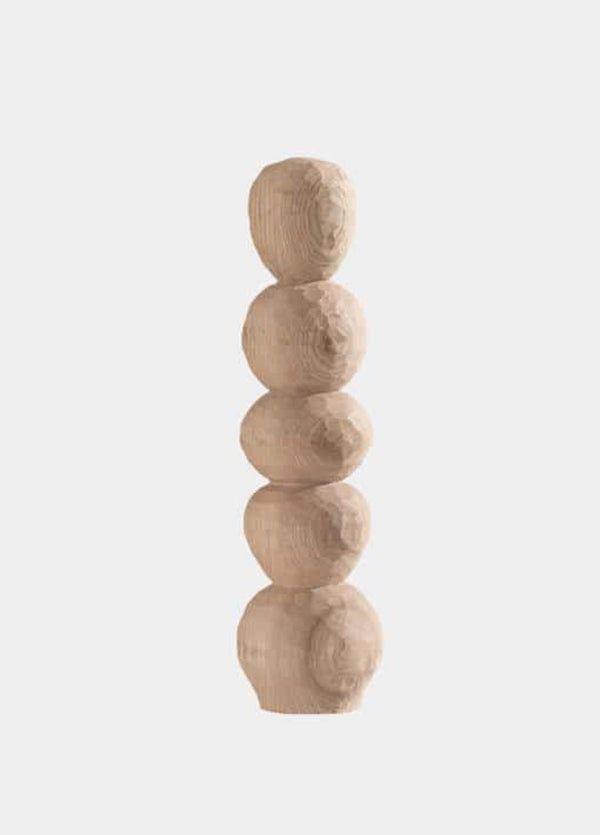 Contemporary Wooden Art Set - Stylish Natural Shelf Decor #WG123