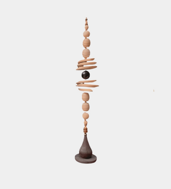 Contemporary Wooden Art Pieces Set - Geometric Minimal Decor Set #WG118